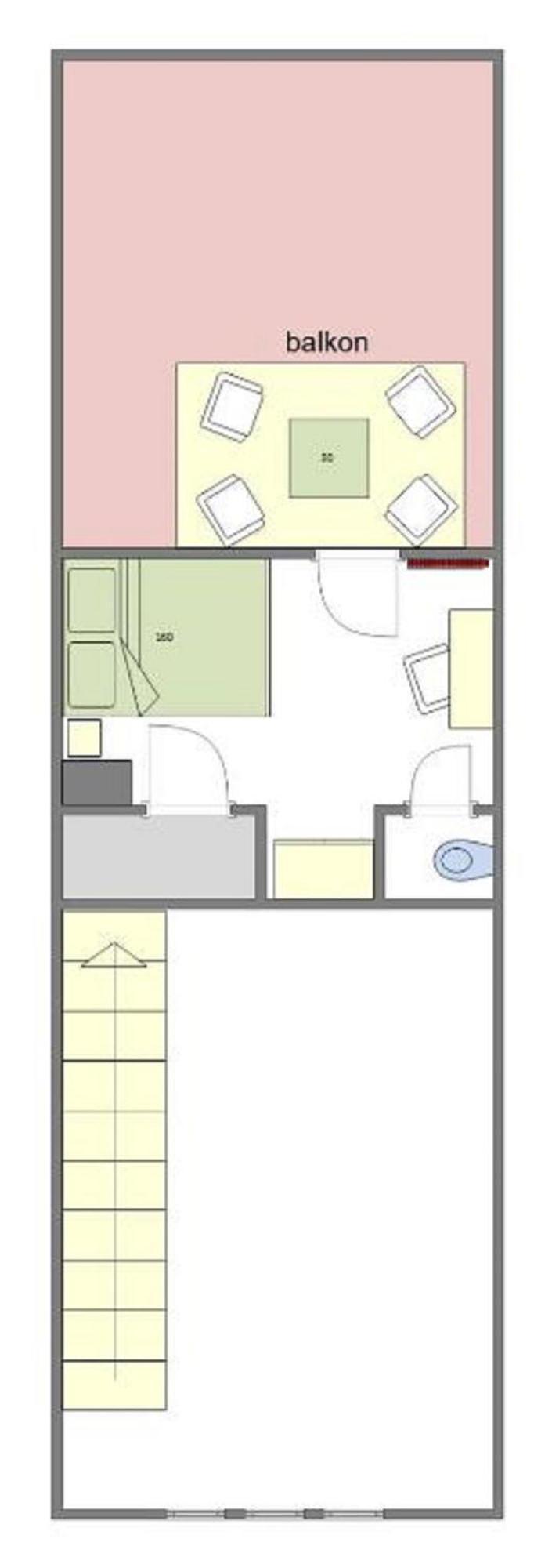 Quite Loft With Balcony And 3 Air Conditioners Praha Bagian luar foto